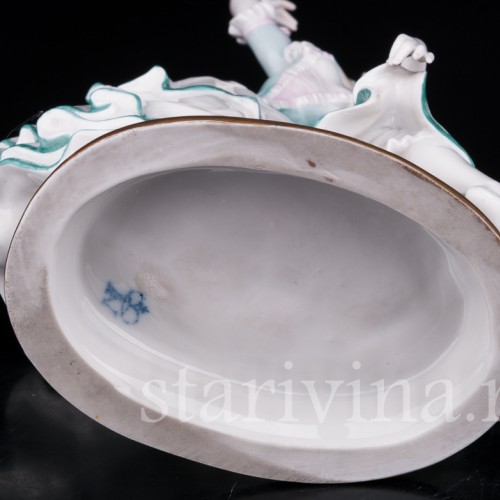 Фарфоровая статуэтка Балерина в испанском танце, Volkstedt, Германия, кон. 19 - нач. 20 вв.