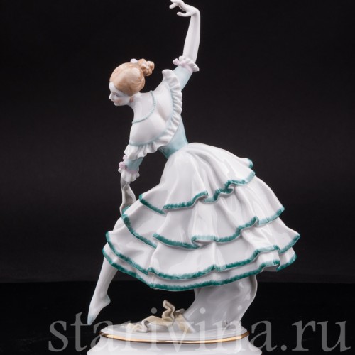 Фарфоровая статуэтка Балерина в испанском танце, Volkstedt, Германия, кон. 19 - нач. 20 вв.