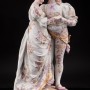 Большая фарфоровая композиция Пара в ренессансных костюмах, Франция, 19 в.