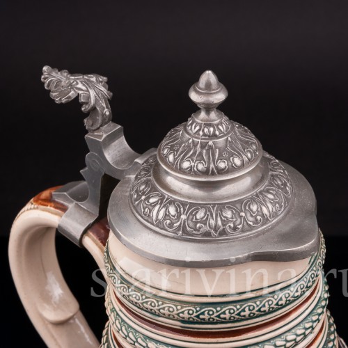 Старинный пивной Кувшин, 1,5 л, Marzi & Remy, Германия, нач. 20 в.