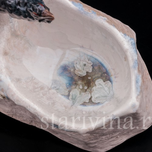 Композиция из фарфора Глухарь над озером, Германия, нач 20 в.