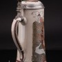 Антикварная пивная кружка Рыцарь с конем 1/2 л, Marzi & Remy, Германия, нач. 20 в.