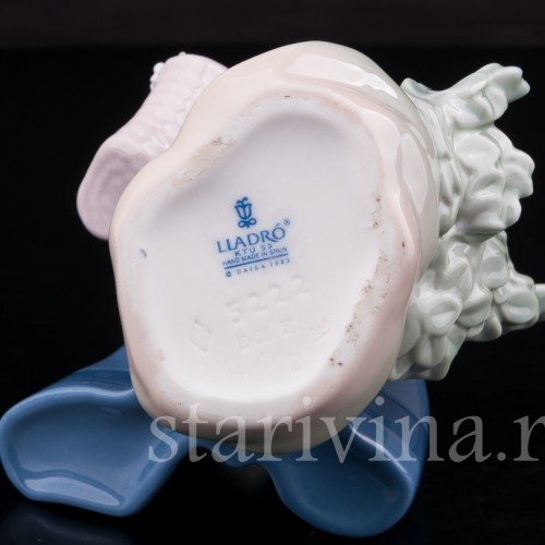 Фигурка из фарфора Девочка в шляпке, Lladro, Испания, 1983-2004 гг.
