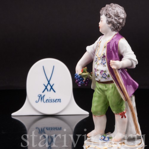 Фигурка из фарфора Мальчик с мотыгой, Meissen, Германия, 1961 г.