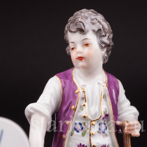 Фигурка из фарфора Мальчик с мотыгой, Meissen, Германия, 1961 г.