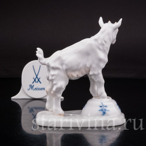 Фарфоровая статуэтка Козлик и разбитая чашка, Meissen, Германия, 1955 г.