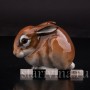 Фигурка из фарфора Сидящий кролик, Hutschenreuther, Германия, 1970 г.