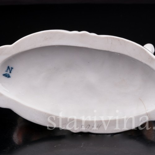 Статуэтка из фарфора Задорная игра, кружевная, Дрезден, Германия, перв. пол. 20 в.