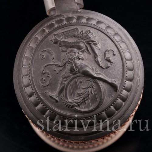 Старинная пивная кружка "Зачем мне миллион?" Marzi & Remy, Германия, 1880 - 1935 гг.