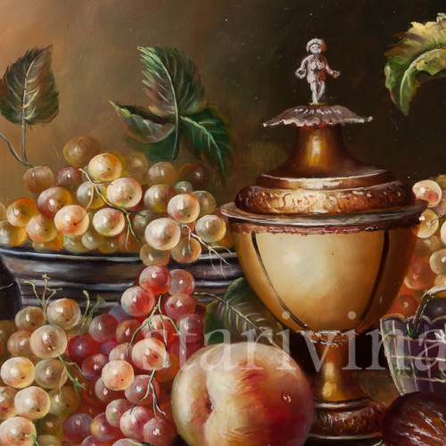 Картина маслом на фанере Натюрморт c вазой, Германия, сер. 20 в.