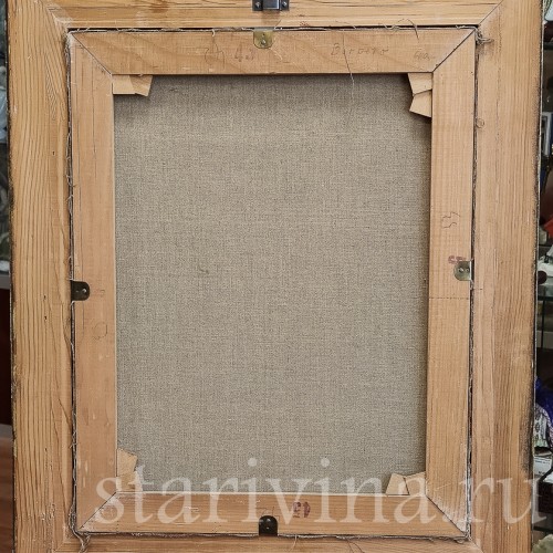 Картина маслом Натюрморт букет с розами, Германия, сер. 20 в.