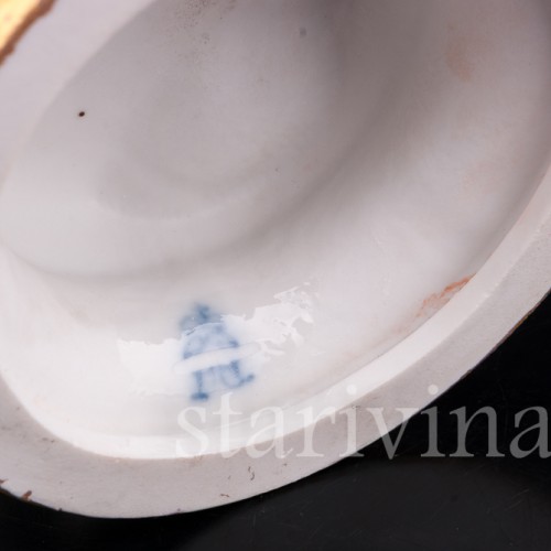 Фарфоровая статуэтка Балерина, кружевная Volkstedt, Германия, нач. 20 в.