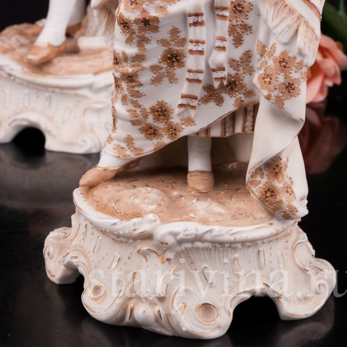 Фигурка из фарфора Галантная пара Volkstedt, Германия, кон.19 в.