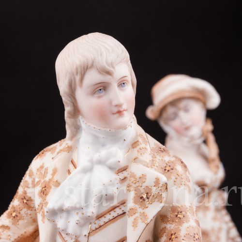 Фигурка из фарфора Галантная пара Volkstedt, Германия, кон.19 в.