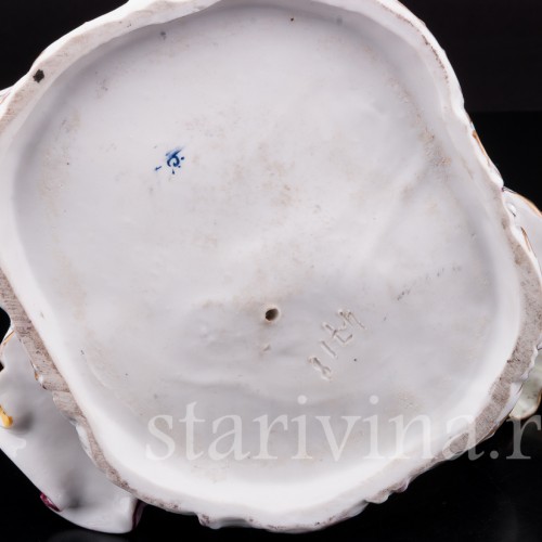 Фарфоровая статуэтка Пара у клавесина, Dressel, Kister & Co, Германия, 1907-20 гг.