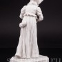 Фарфоровая статуэтка Девушка с муфтой, аллегория Зимы Karl Ens, Германия, 1900 гг.