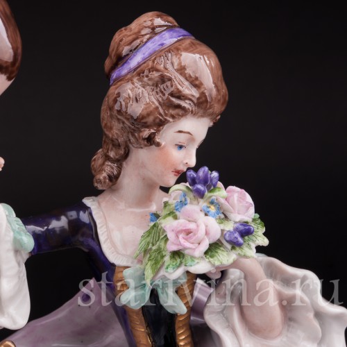 Фарфоровая композиция Чаепите, Scheibe-Alsbach, Германия, 1962-72 гг.