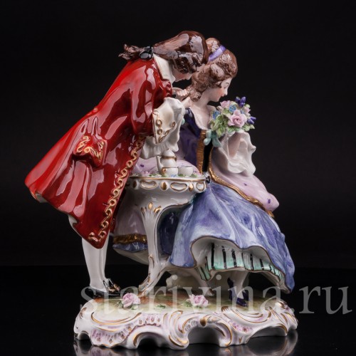 Фарфоровая композиция Чаепите, Scheibe-Alsbach, Германия, 1962-72 гг.