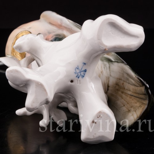 Фарфоровая статуэтка птицы Удод, Karl Ens, Германия, 1940-50 гг.