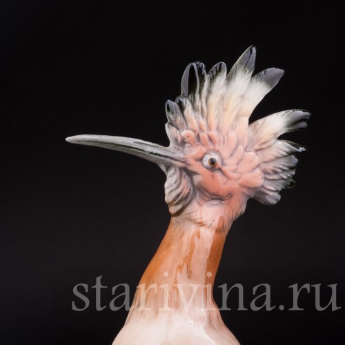 Фарфоровая статуэтка птицы Удод, Karl Ens, Германия, 1940-50 гг.