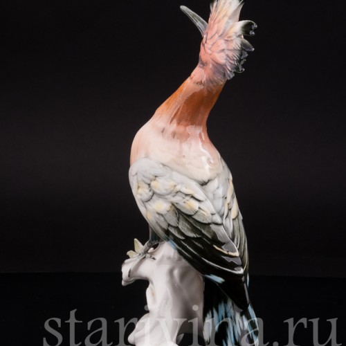 Фарфоровая статуэтка птицы Удод, Karl Ens, Германия, 1940-50 гг.