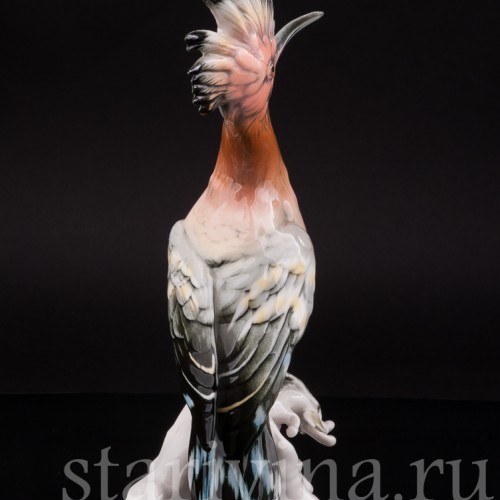 Фарфоровая статуэтка птицы Удод, Karl Ens, Германия, 1940-50 гг.