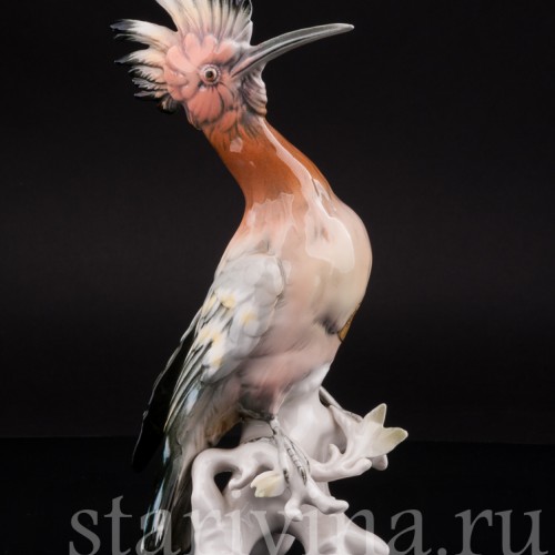 Фарфоровая статуэтка птицы Удод, Karl Ens, Германия, 1940-50 гг.