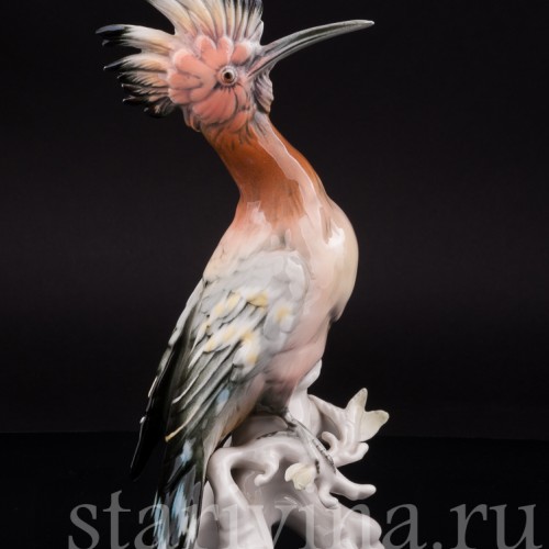 Фарфоровая статуэтка птицы Удод, Karl Ens, Германия, 1940-50 гг.