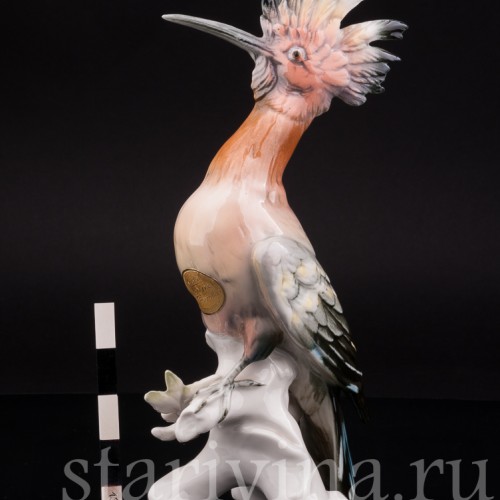 Фарфоровая статуэтка птицы Удод, Karl Ens, Германия, 1940-50 гг.