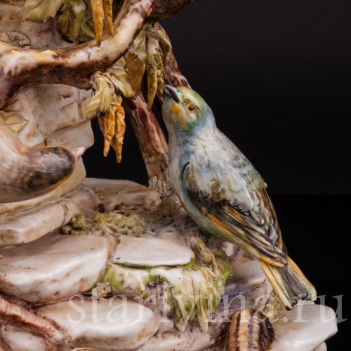 Птицы на березе, Antonio Borsato, Италия, сер. 20 века