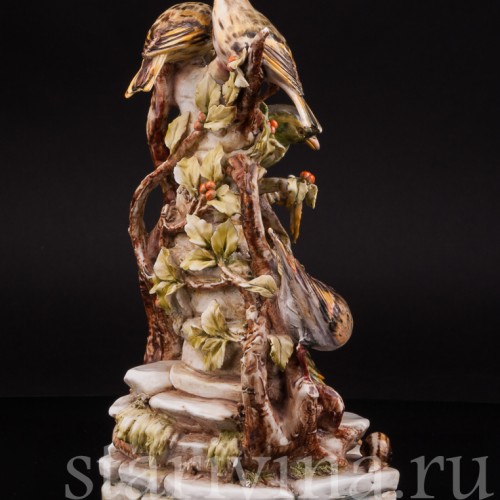 Птицы на березе, Antonio Borsato, Италия, сер. 20 века