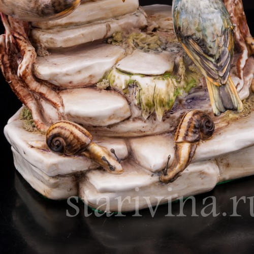 Птицы на березе, Antonio Borsato, Италия, сер. 20 века