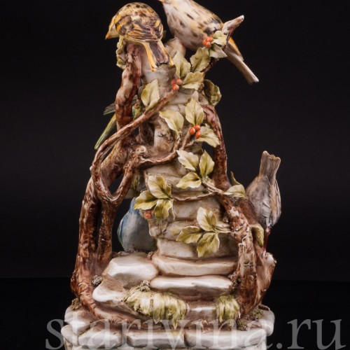 Птицы на березе, Antonio Borsato, Италия, сер. 20 века