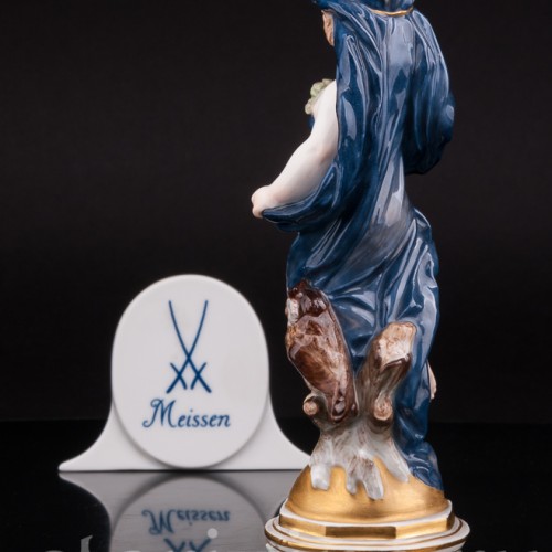 Антикварная статуэтка из фарфора Аллегория ночи, Meissen, Германия, 1860 - 1925 гг.