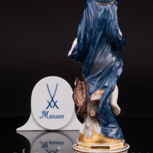 Антикварная статуэтка из фарфора Аллегория ночи, Meissen, Германия, 1860 - 1925 гг.