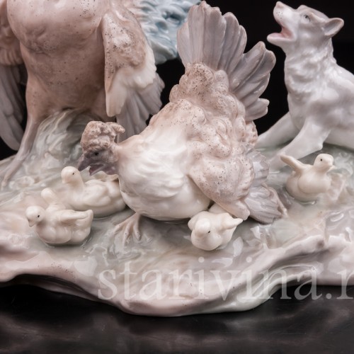 Композиция из фарфора Неожиданное происшествие, Karl Ens, Германия, 1900 гг.