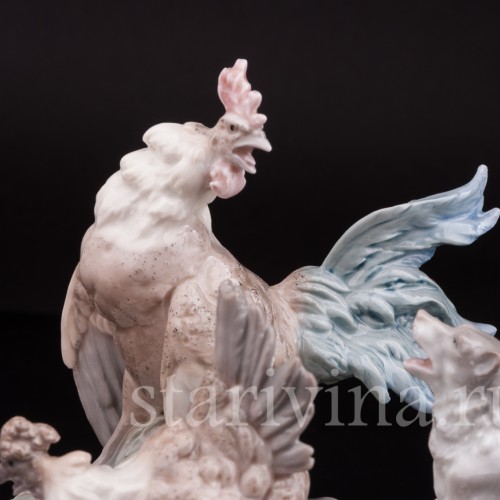 Композиция из фарфора Неожиданное происшествие, Karl Ens, Германия, 1900 гг.