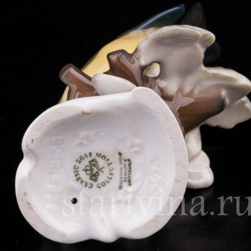 Фарфоровая фигурка птицы Синица, Rosenthal, Германия, 1974-82 гг.