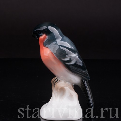 Статуэтка птицы Снегирь, Rosenthal, Германия, вт. пол. 20 в.