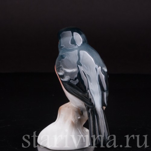 Статуэтка птицы Снегирь, Rosenthal, Германия, вт. пол. 20 в.