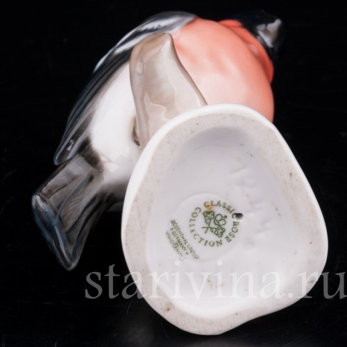 Статуэтка птицы Снегирь, Rosenthal, Германия, вт. пол. 20 в.