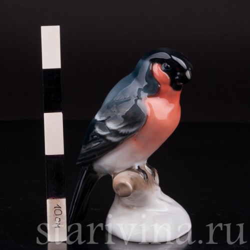 Статуэтка птицы Снегирь, Rosenthal, Германия, вт. пол. 20 в.