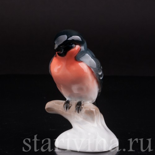 Статуэтка птицы Снегирь, Rosenthal, Германия, вт. пол. 20 в.