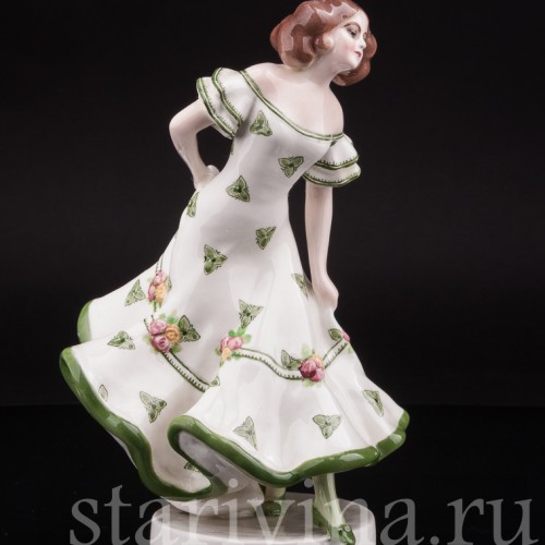 Статуэтка девушки Танцовщица, Goldscheider, Австрия, 1920-30 гг.
