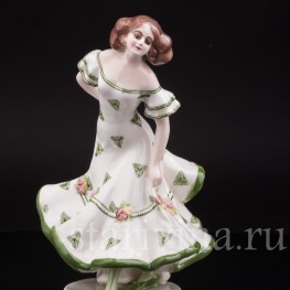 Статуэтка девушки Танцовщица, Goldscheider, Австрия, 1920-30 гг.