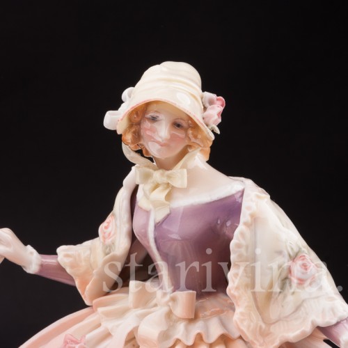 Уцененная статуэтка из фарфора Мама с дочками, Karl Ens, Германия, 1920-30 гг.