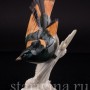 Уцененная статуэтка из фарфора Американская горихвостка, Hutschenreuther, Германия, сер. 20 века.