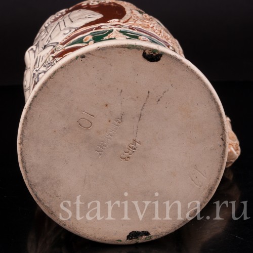 Старинная пивная кружка Да здравствет охота! 1,5л, Германия, нач. 20 в.