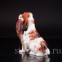 Фарфоровая фигурка собаки Спаниель с фазаном, Royal Doulton, Великобритания, сер. 20 века.