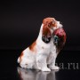 Фарфоровая фигурка собаки Спаниель с фазаном, Royal Doulton, Великобритания, сер. 20 века.
